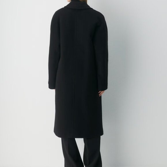 Aritzia The Slouch Coat - (Re)Camel Wool, Black - Picture 5 of 14